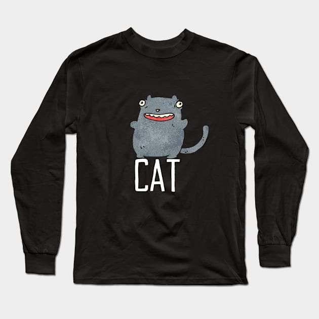 Cat Funny Shirts Long Sleeve T-Shirt by ONEWORDSHIRT